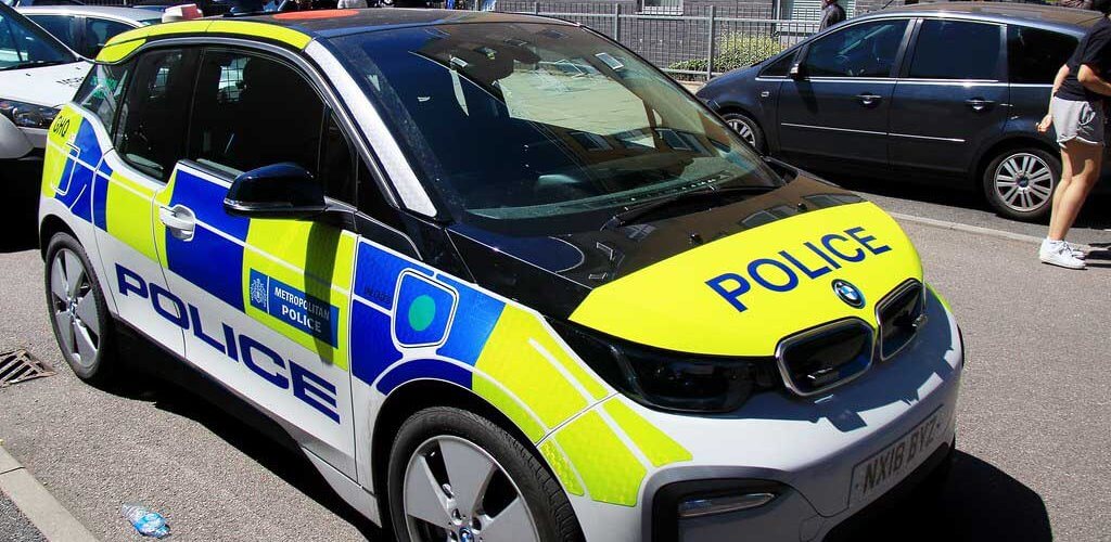 BMW i3 Police Anglaise