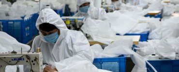 Production combinaisons étanches Chine coronavirus