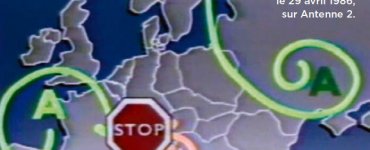 Capture écran bulletin météo 29 avril 1986 Tchernobyl