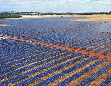 Ferme solaire en Australie