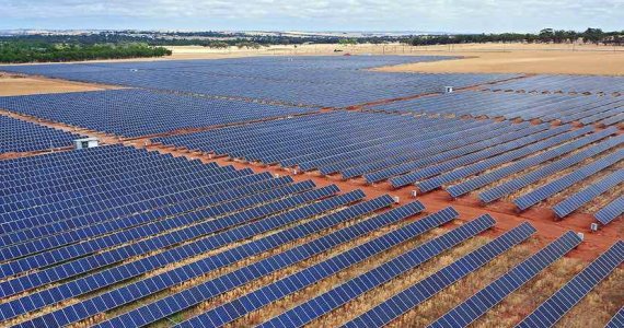Ferme solaire en Australie