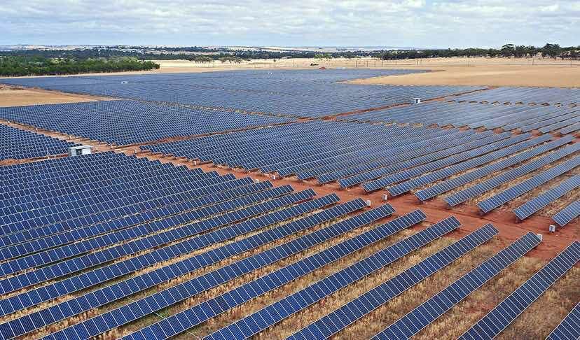 Ferme solaire en Australie