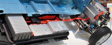 Les batteries lithium-ion d'une Nissan Leaf