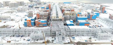 L'usine de liquefaction de gaz de Yamal
