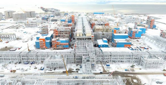 L'usine de liquefaction de gaz de Yamal