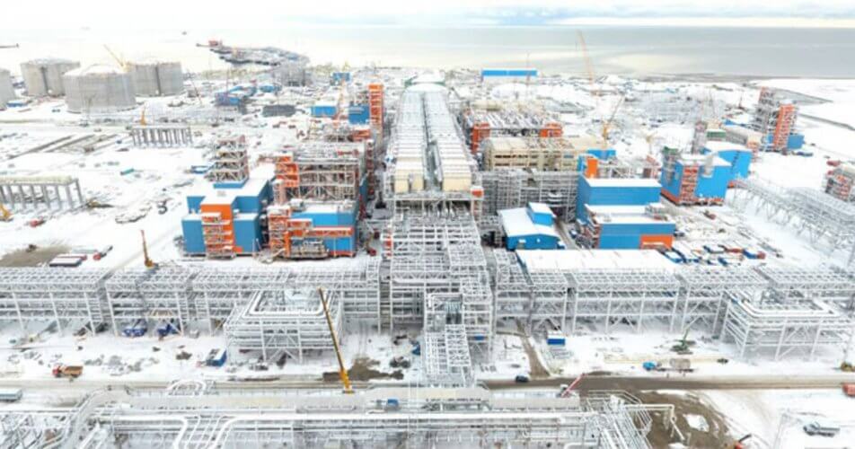 L'usine de liquefaction de gaz de Yamal